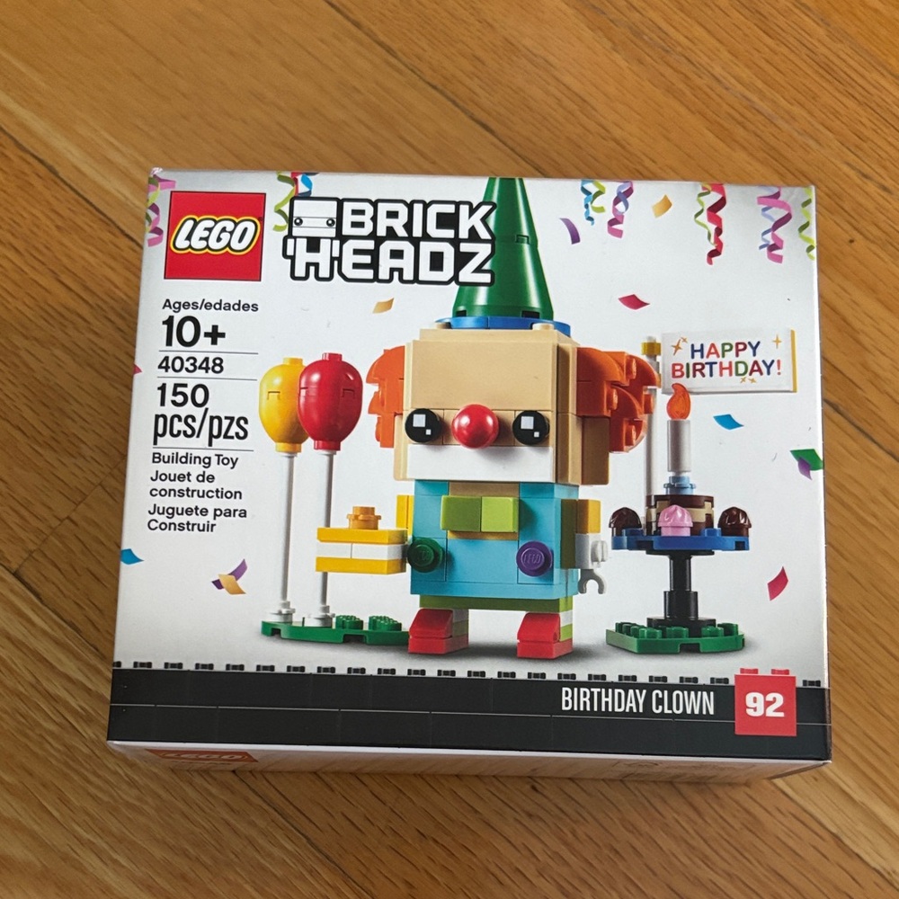 LEGO 40348 Birthday Clown Brick Headz 150 pcs 🤡🤡🤡